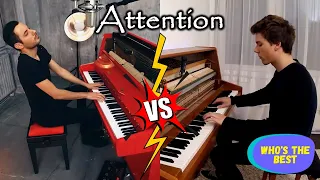 Peter Buka vs Peter Bence | Charlie Puth  - Attention Piano