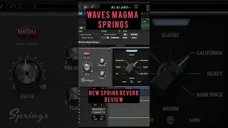 WAVES MAGMA SPRINGS REVERB PLUG-IN (PRODUCT REVIEW) PT.1 #shorts