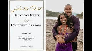 BEST BLACK AMERICAN & NIGERIAN TRADITIONAL WEDDING. COURTNEY & BRANDON