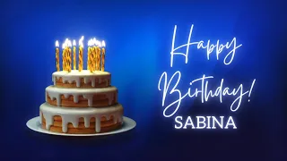 Sabina Birthday Song-Happy Birthday Sabina