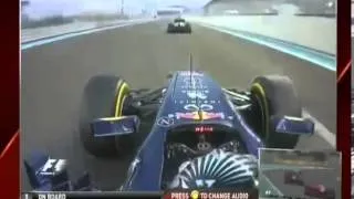 F1 2012 - Sebastian Vettel Abu Dhabi Overtakes