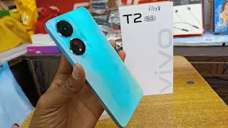 vivo T2 5G Unboxing & First Impressions 🔥 64MP OIS Camera, 1300nits AMOLED & More