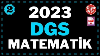 2023 DGS MATEMATİK [+PDF] - 2023 DGS Matematik Soru Çözümleri (25-50)