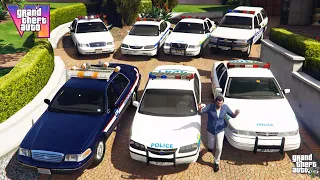 GTA V - Michael Stealing GTA 6 Based Miami LTA Police Vehicles in GTA V! | (GTA V roleplay)