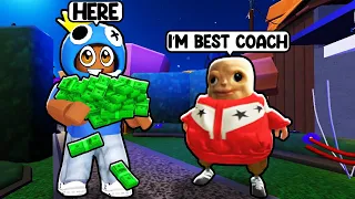 I Paid This COACH in Rainbow Friends to Help Me Win..