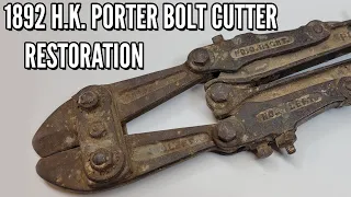 130-year-old Bolt Cutter Complete Teardown and Restoration