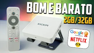 Este TV BOX é CERTIFICADO BOM e BARATO - KICKPI KP1