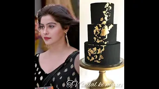 Yukti Kapoor with cake Yukti Kapoor aka Karishma Singh with cake #yuktikapoor #TVserialkimasti