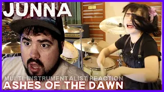 Musician Reacts to Junna 'Ashes of the Dawn' Dragonforce Drums!