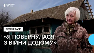 Бойова медикиня "Мама Таня" відбудовує дім після артобстрілу в Новоселівці, що біля Чернігова