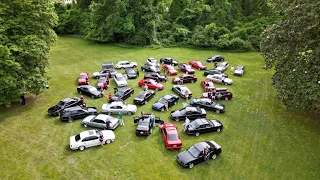 E34 meet up after “The Vintage” in Hot Springs, North Carolina.