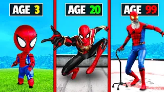 Surviving 99 YEARS as SPIDERMAN in GTA 5..