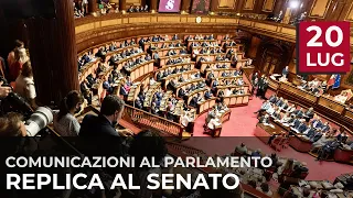 Comunicazioni al Senato, l'intervento di replica del Presidente Draghi