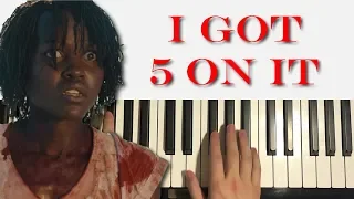 Luniz - I Got 5 On It - "Us" Official Trailer Music (Piano Tutorial Lesson)