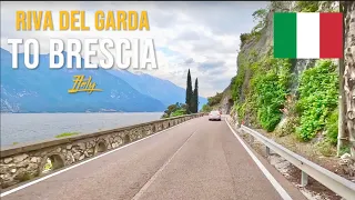 Driving in May 2023 in Italy from Riva del Garda to Brescia.