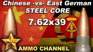 7.62x39 Steel Core: Chinese -vs- East Geman