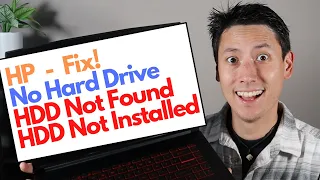 How To Fix HP No Hard Drive - No HDD Detected - HDD Not Installed Error