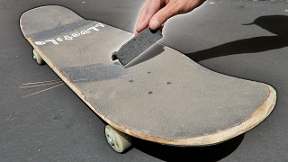 BEST WAY TO CLEAN SKATEBOARD GRIPTAPE.