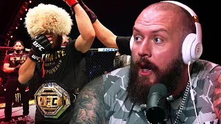 KHABIB RETIRES! Full Fight Reaction As Khabib Destroys Gaethje