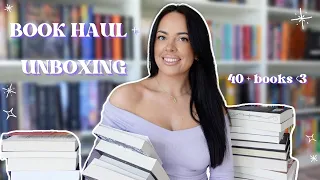 big book haul + unboxing 📖🎀 fantasy romance, special editions, & more