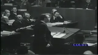 Nuremberg Trial Day 2 (1945) Robert H. Jackson Complete Nuremberg Trial Opening (Part 1)