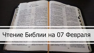 Чтение Библии на 07 Февраля: Псалом 38, Деяния 10, Исход 25, 26