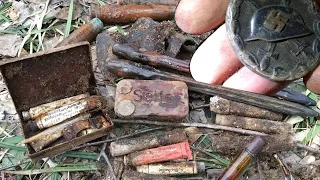 КОП по ВОЙНЕ. Весенний хабар!!! Санитарный подсумок вермахта. Searching relics of WW2. Фильм №35