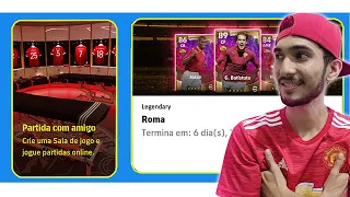 Chegou o modo X1, Novo controle e Box da Roma eFootball 22 Mobile