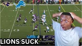 Cowboys Fan Reacts to Detroit Lions vs. Baltimore Ravens Game Highlights | NFL 2023 Week 7