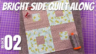 How to Sew Bright Side Block #2 | @FatQuarterShopTX Quilt Along