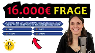 Schaffst DU die 16.000€ Frage? – WER WIRD MILLIONÄR