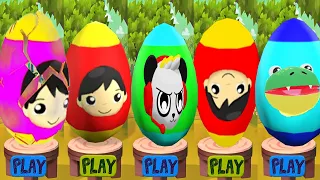 Tag with Ryan - Multicolour MYSTERY EGG NEW Character in Ryan's World UPDATE MOD - ALL Eggs Costumes