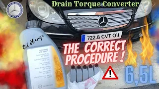 Mercedes A class w169 Automatic Transmission 722.8 CVT Correct procedure for oil Change w245 B class