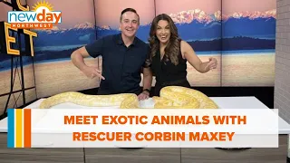 Meet exotic animals with rescuer Corbin Maxey!  - New Day NW