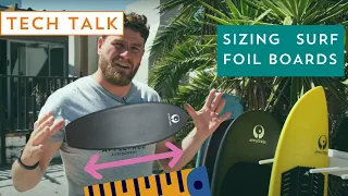 Tech talk: how to pick the right size or volume for surf foiling as a beginners or advanced rider?