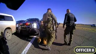 Triple Murder Suspect vs. New Mexico State Police