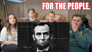 New Zealand Family Reacts to Abraham Lincoln's Gettysburg Address Speech (BEST SPEECH OF ALL TIME?)