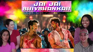 Americans First time reaction to Jai Jai Shivshankar Song |Holi Song | Hrithik Roshan, Tiger Shroff