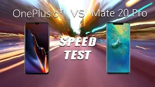 OnePlus 6T vs Huawei Mate 20 Pro: Speed Test