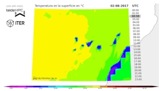 Canary Islands Temperature forecast: 2017-08-01