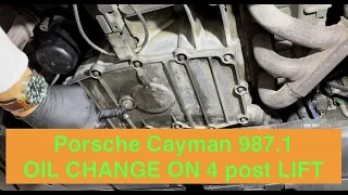 How to change #engine #oil on #Porsche #Cayman #987