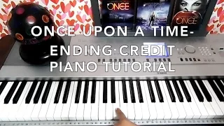 Once Upon A Time - Ending Credit Theme - Piano Tutorial (TJ Malana)