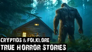 24 TRUE EXTREMELY INSANE SCARY CRYPTIDS & FOLKLORE HORROR STORIES (DOGMAN, SASQUATCH, WENDIGO, RAKE)