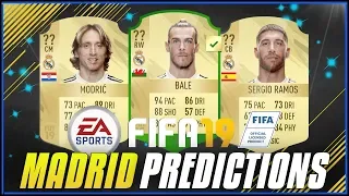 FIFA 19 - REAL MADRID PLAYER RATINGS PREDICTIONS ft. Bale, Modric & Sergio Ramos! - #FIFA19