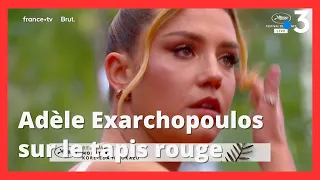 Adèle Exarchopoulos et Romain Duris sur le tapis rouge pour le film "Le Règne Animal"