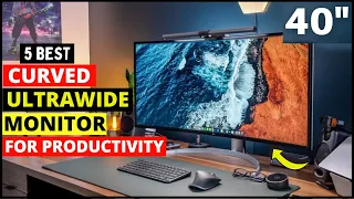 TOP 5: Curved Monitor 2023 | Best Ultrawide Curved 4K Monitor for Work, Gaming Productivity & More!