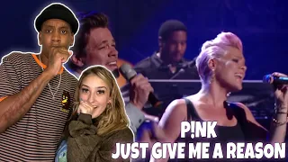 FIRST TIME HEARING P!nk & Nate Ruess - Just Give Me A Reason (Live) REACTION