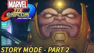 Marvel vs. Capcom Infinite (Story Mode - Part 2) [NEMESIS & M.O.D.O.K TEAMING UP!]