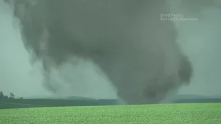 Ashby, MN Tornado in Close-Range 4K - 8 July 2020