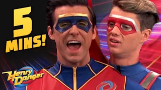 Kid Danger & Captain Man Compare Capes! Sister Twister | Henry Danger